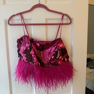 Ramy Brook sequin top